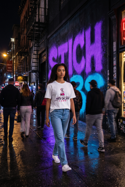 Stich labs logo shirt